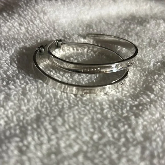 Tiffany 1837® hoop earrings in silver - Picture 3 of 9